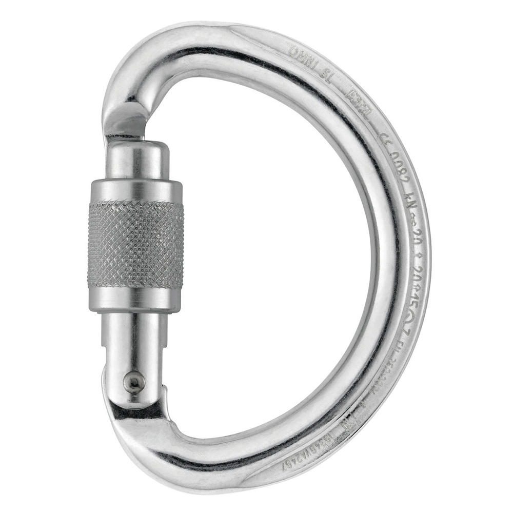 Petzl OMNI Multi-Directional Semi-Circle Carabiner from GME Supply